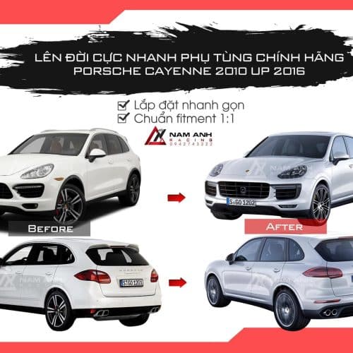 Nâng Đời Bodykit 2010 lên 2016 | Porsche Cayenne