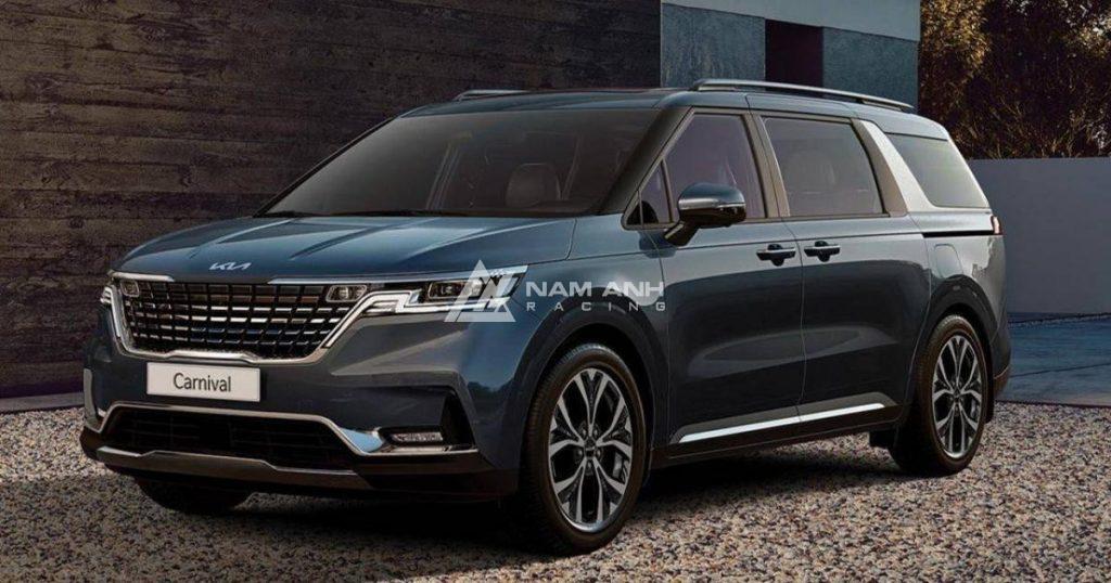 độ đèn xe kia carnival