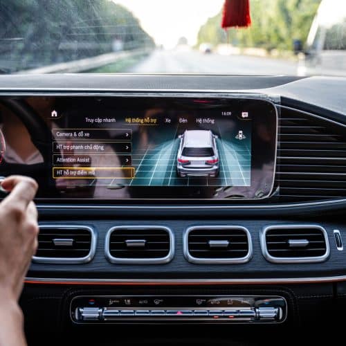 Cảnh Báo Điểm Mù Blind Spot Assist Chính Hãng | Mercedes GLS-Class