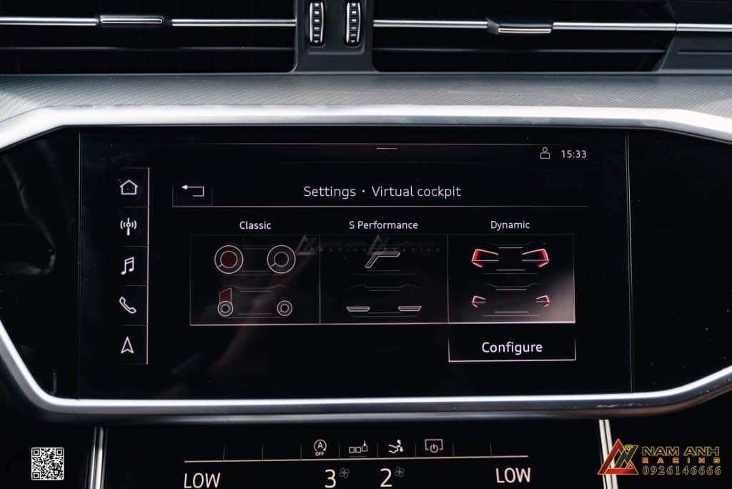 màn hình S Performance audi a7