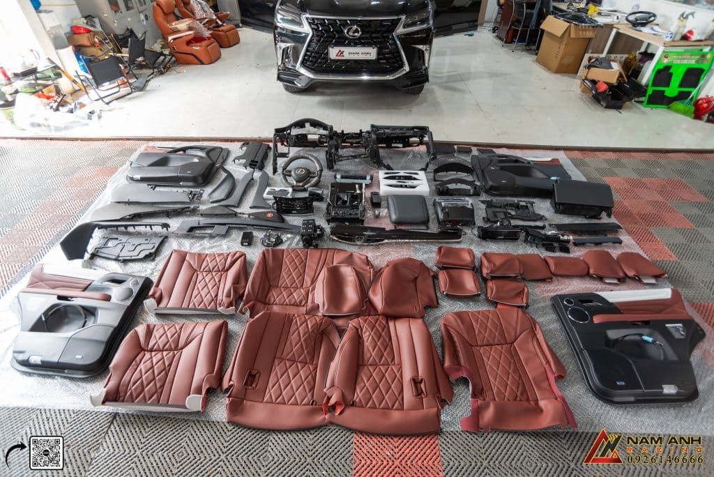 Độ nội thất Lexus LX570 2009-2015 lên đời 2021