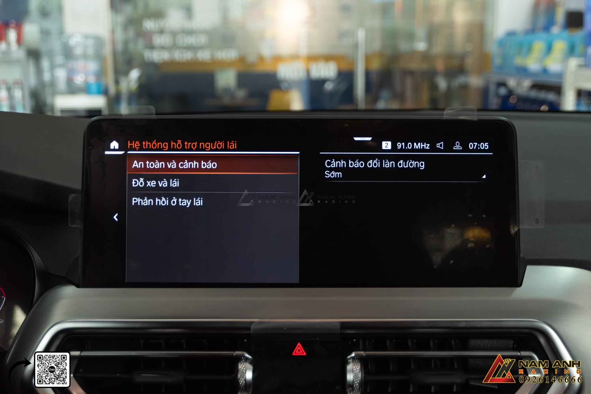 Nâng cấp hệ thống cảnh báo điểm mù cho BMW X3 G01