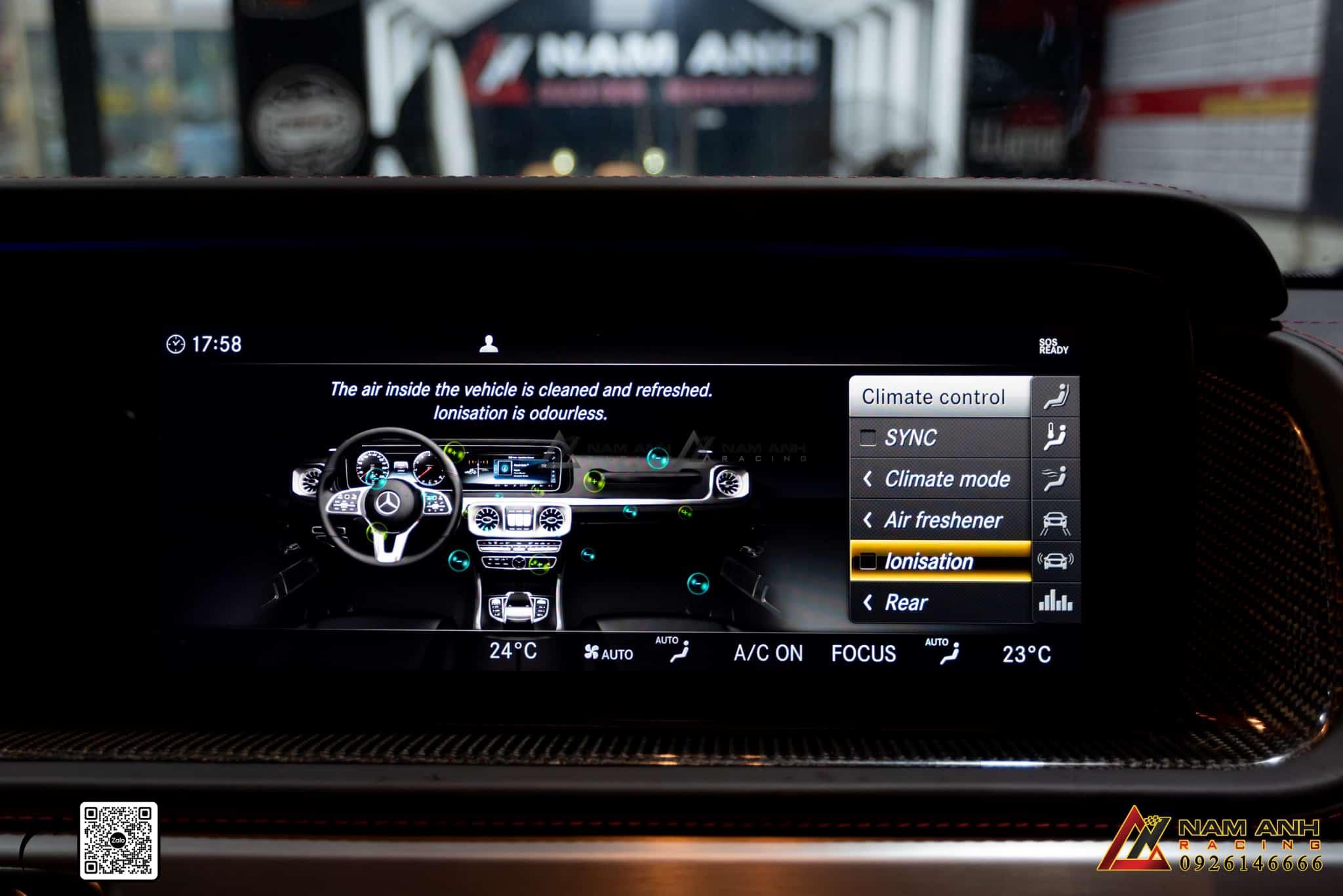 Hệ thống khuếch tán nước hoa Air Balance lắp cho Mercedes AMG G63