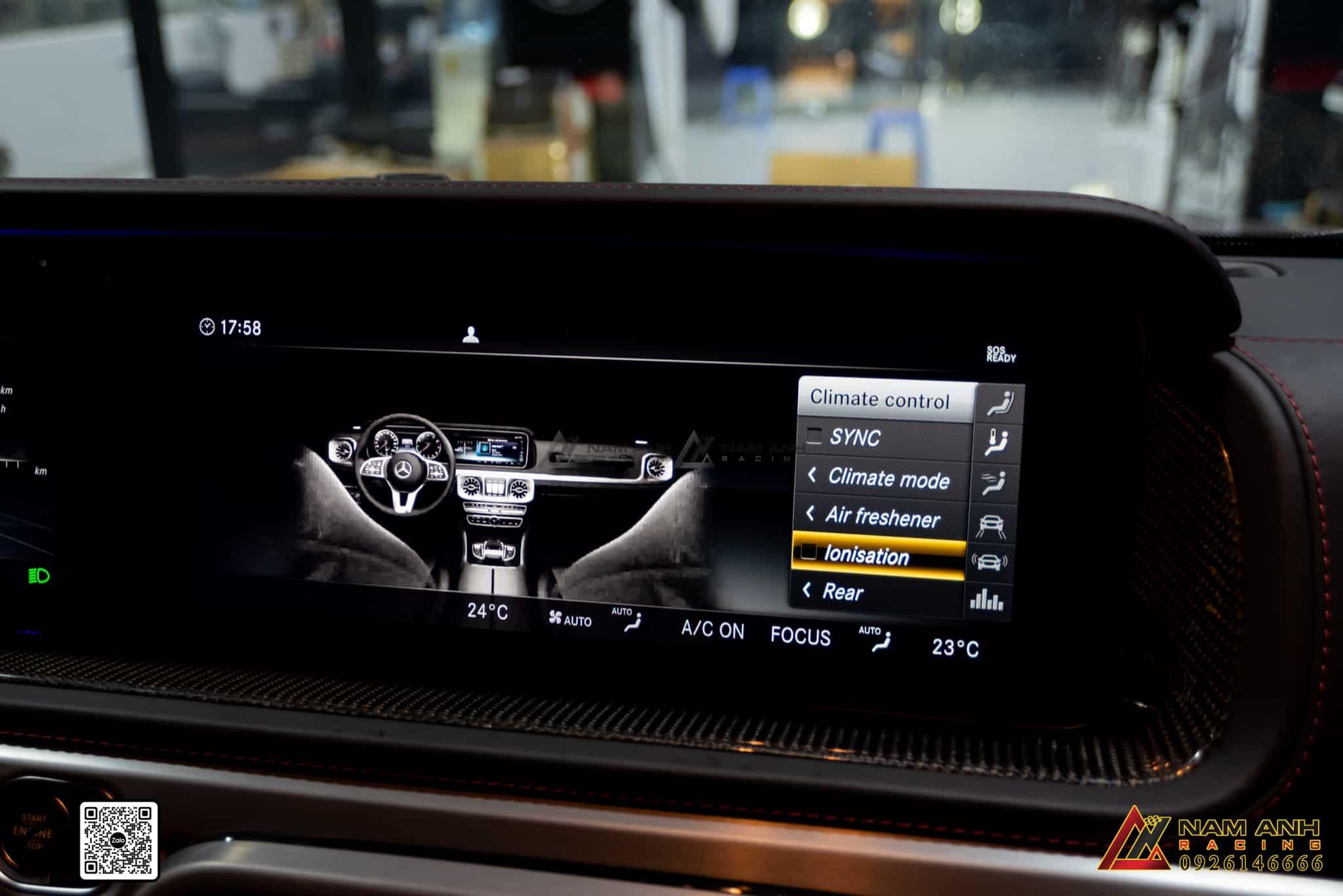 Hệ thống khuếch tán nước hoa Air Balance lắp cho Mercedes AMG G63