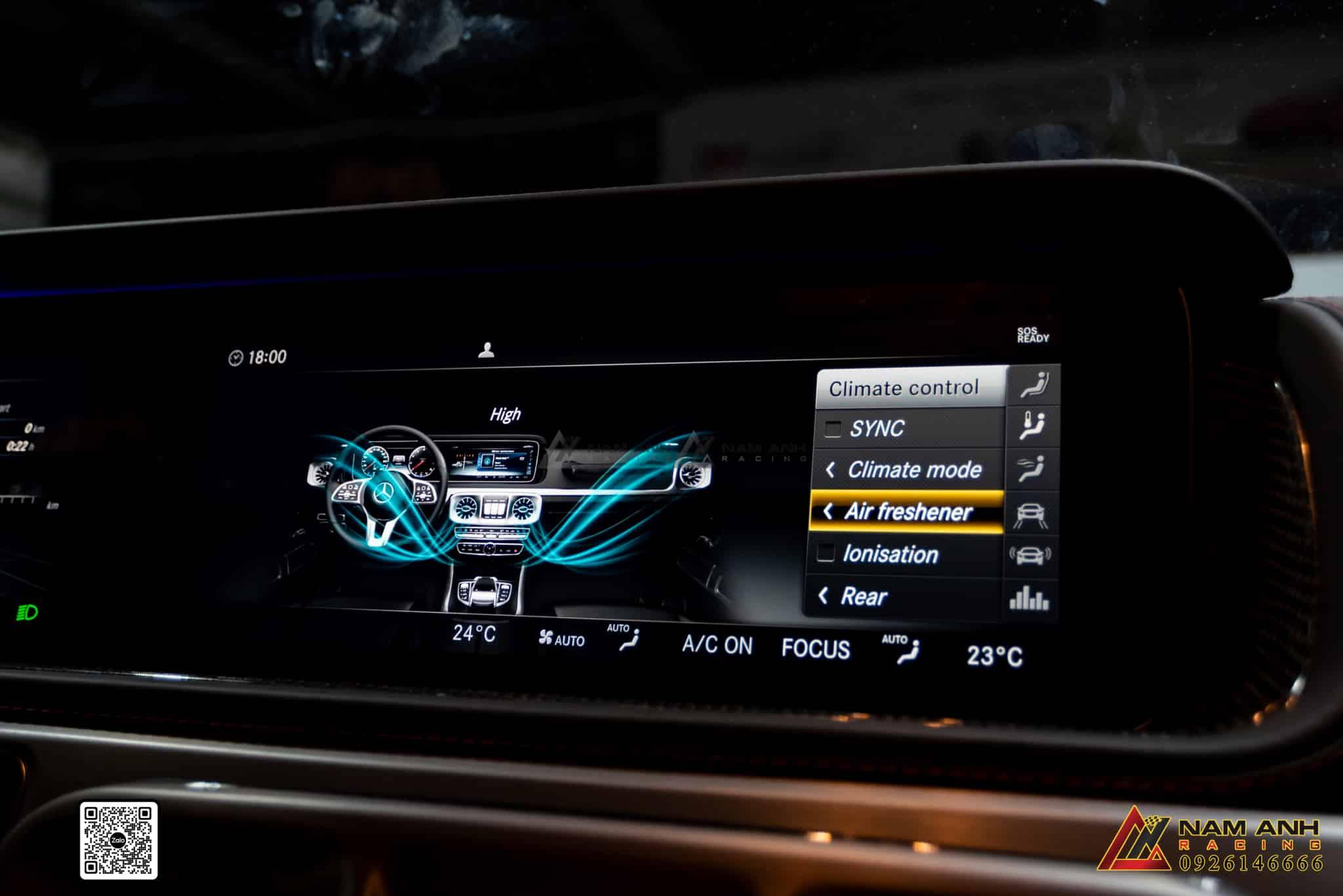 Hệ thống khuếch tán nước hoa Air Balance lắp cho Mercedes AMG G63