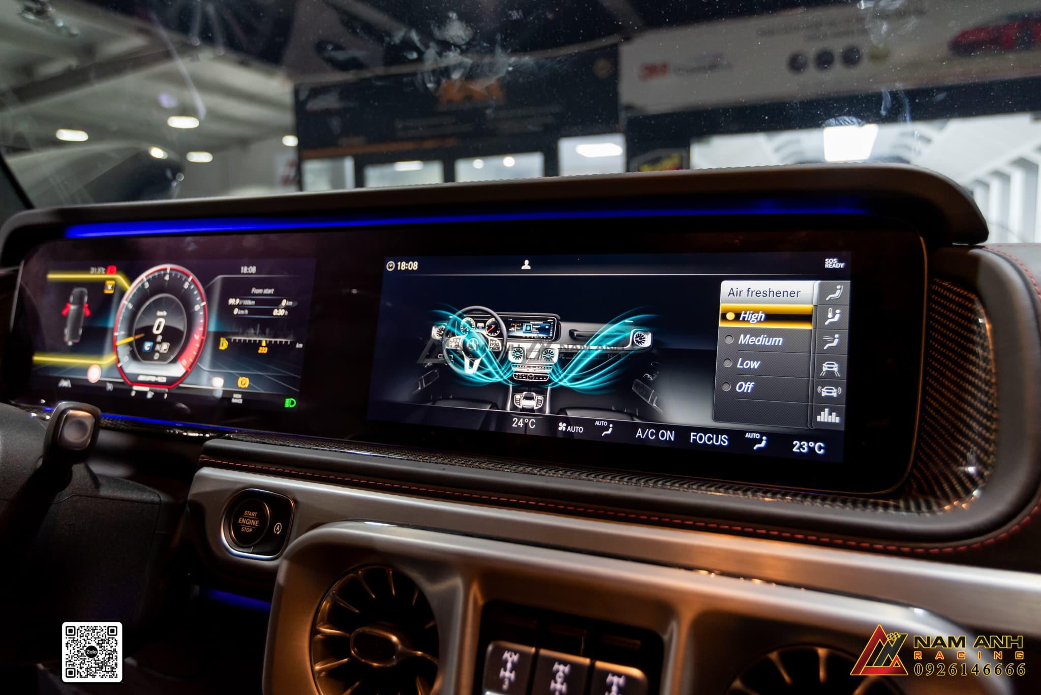 Hệ thống khuếch tán nước hoa Air Balance lắp cho Mercedes AMG G63