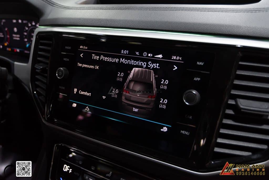 Kiểm soát áp suất lốp cho Volkswagen Teramont