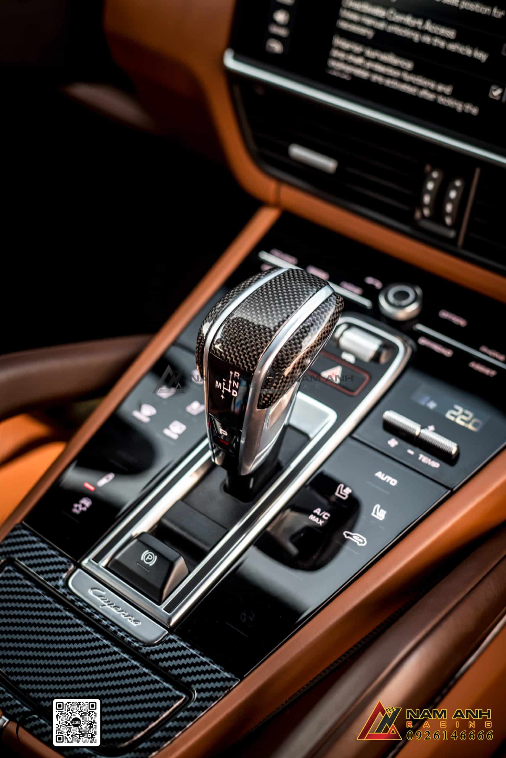 Nâng cấp trims carbon cho Porsche Cayenne 2018-2022