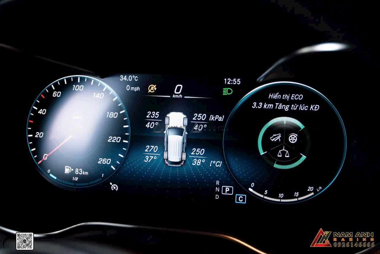 Điều Chỉnh Áp Suất Lốp Xe Mercedes