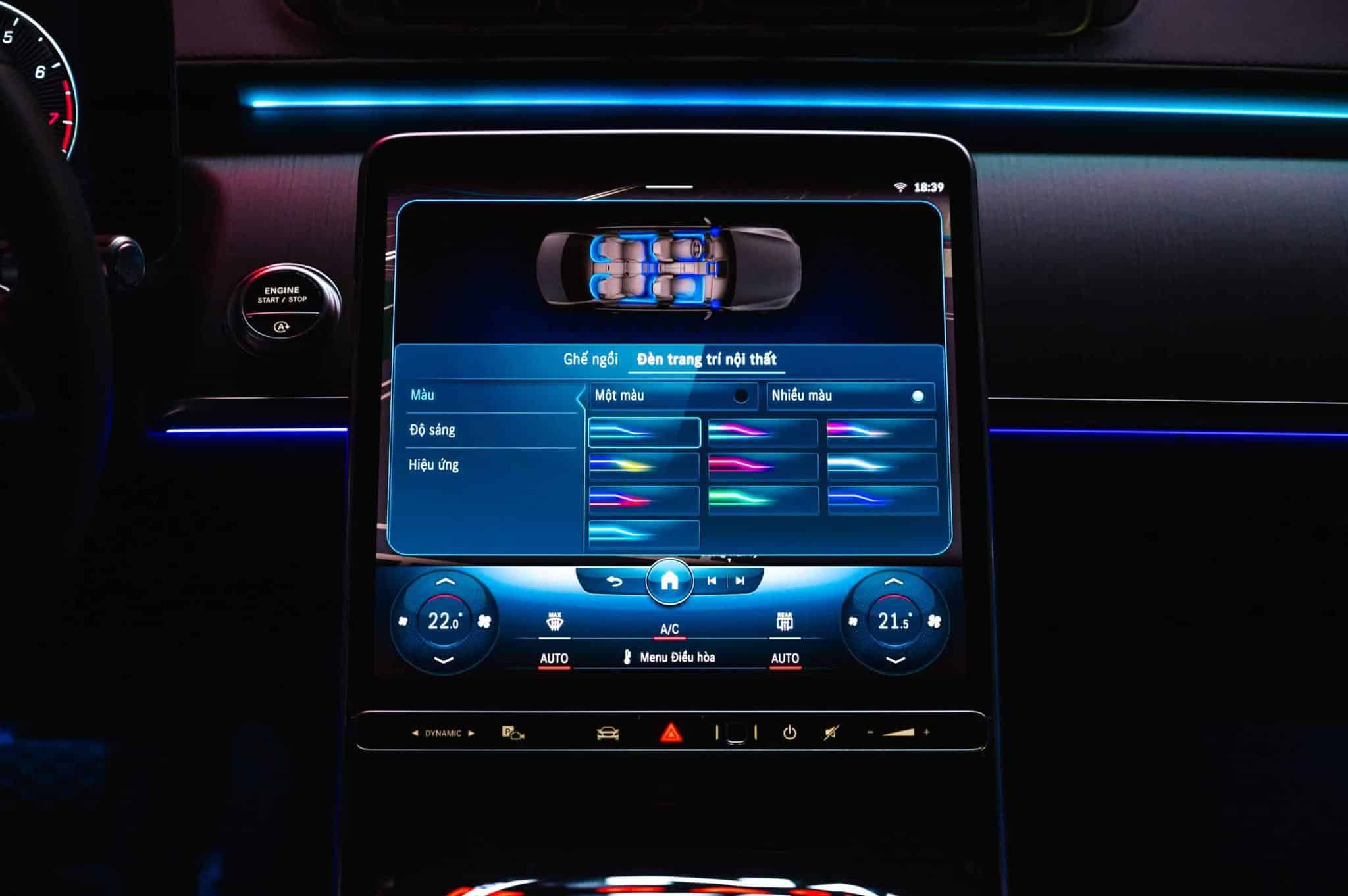 Aimbient Light Mercedes S450