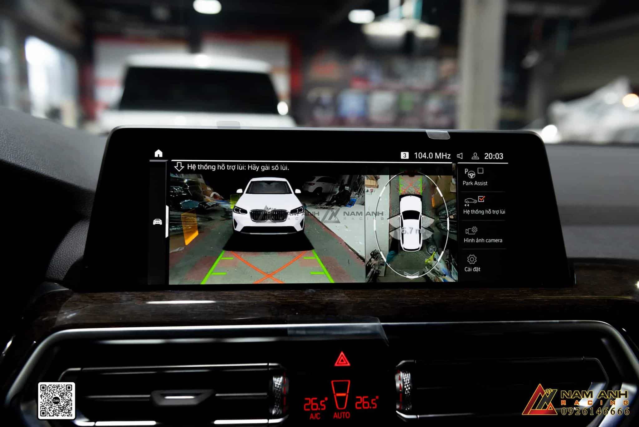 Lắp đặt hệ thống camera 360 BMW X3