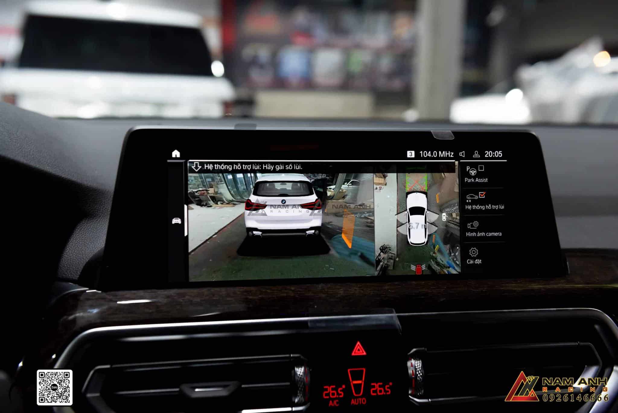 Nút bấm gọi camera và hệ thống điện gắn zin