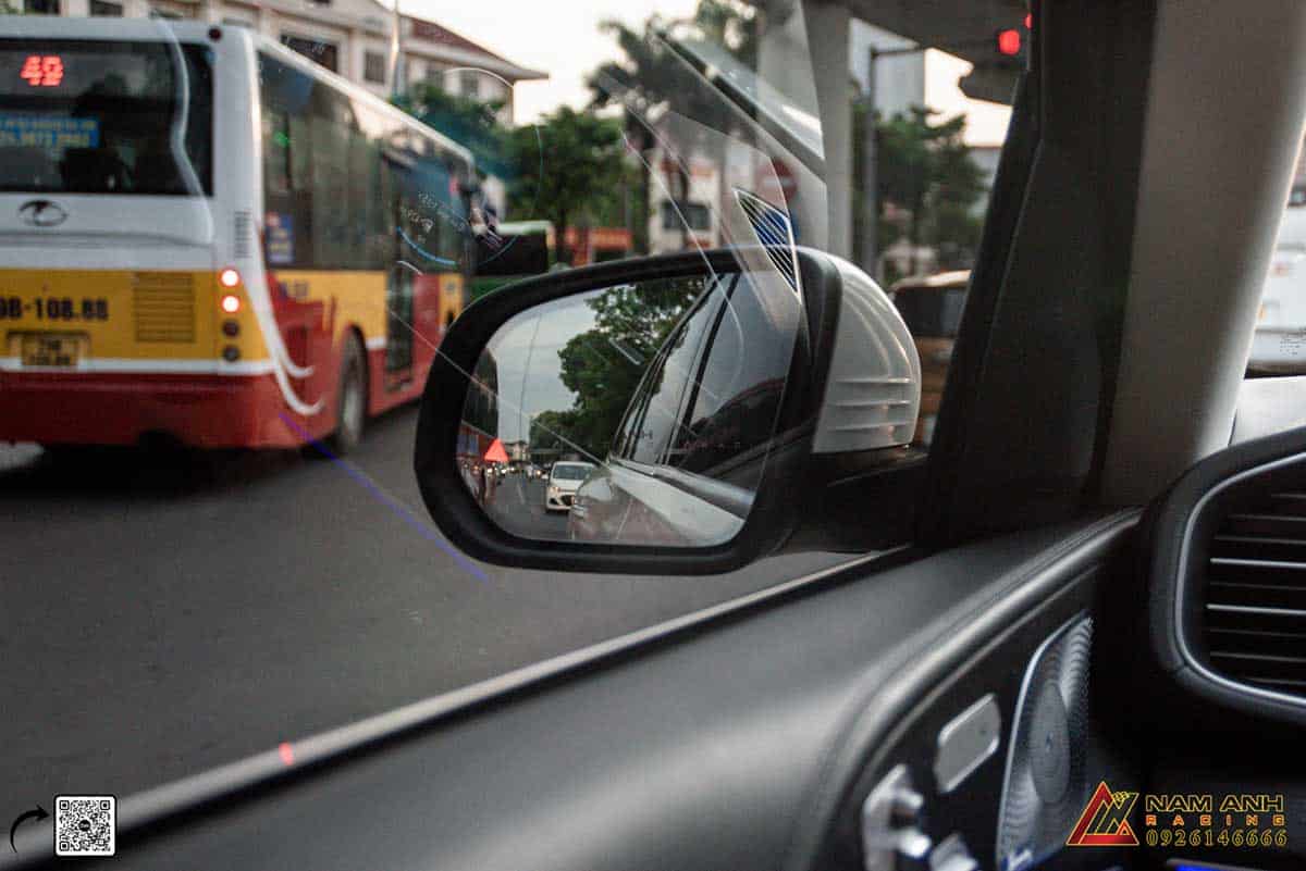 Cảnh báo điểm mù xe ô tô Mercedes GLS 450