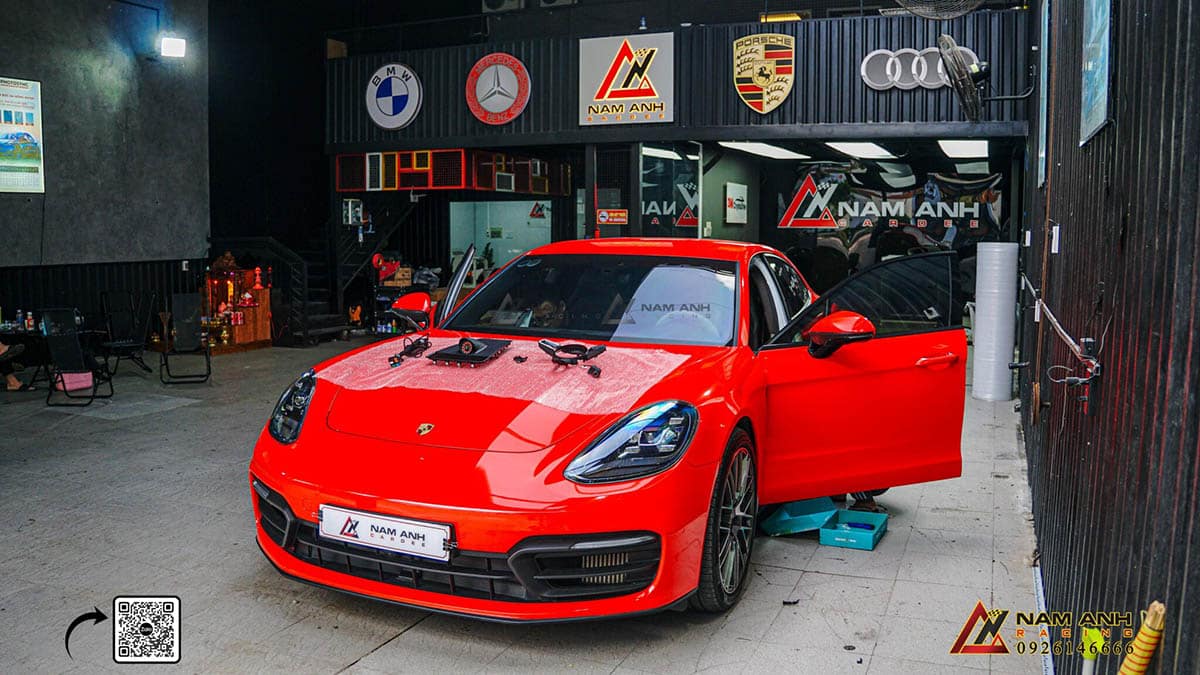 Nam Anh Racing địa chỉ số 1 dịch vụ lắp đặt hệ thống Sport Chorno cho Porsche Panamera