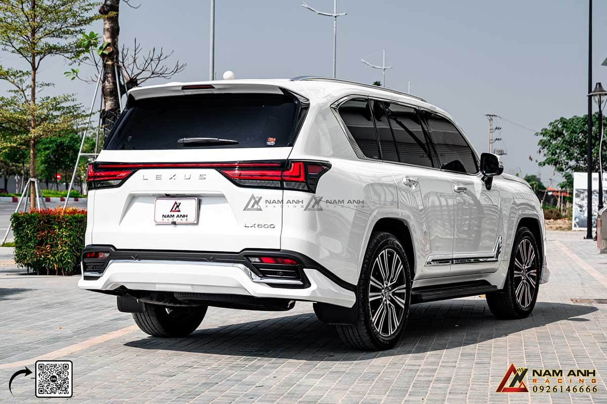 Thiết kế cản sau xe Lexus LX 600