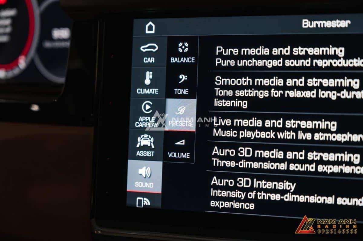 Loa Burmester High End cho Porsche mang đến một trải nghiệm âm nhạc không thể quên