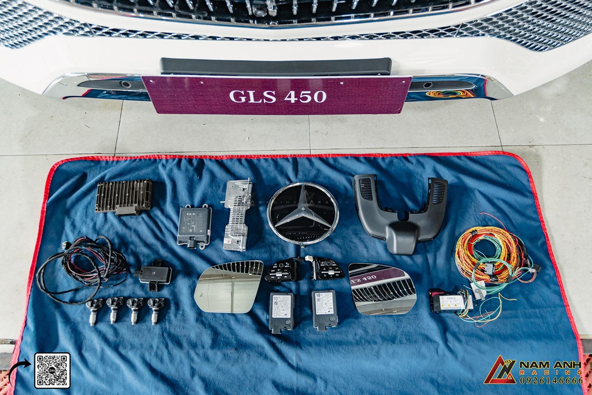 Nâng cấp hệ thống an toàn 23P cho Mercedes GLS 450 chính hãng tại Nam Anh Racing