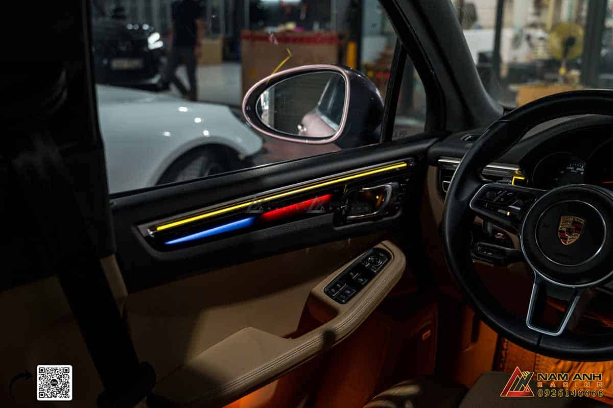 Đèn LED nội thất không chỉ là ánh sáng – mà còn là điểm nhấn giúp gia tăng giá trị thẩm mỹ cho Porsche Macan!