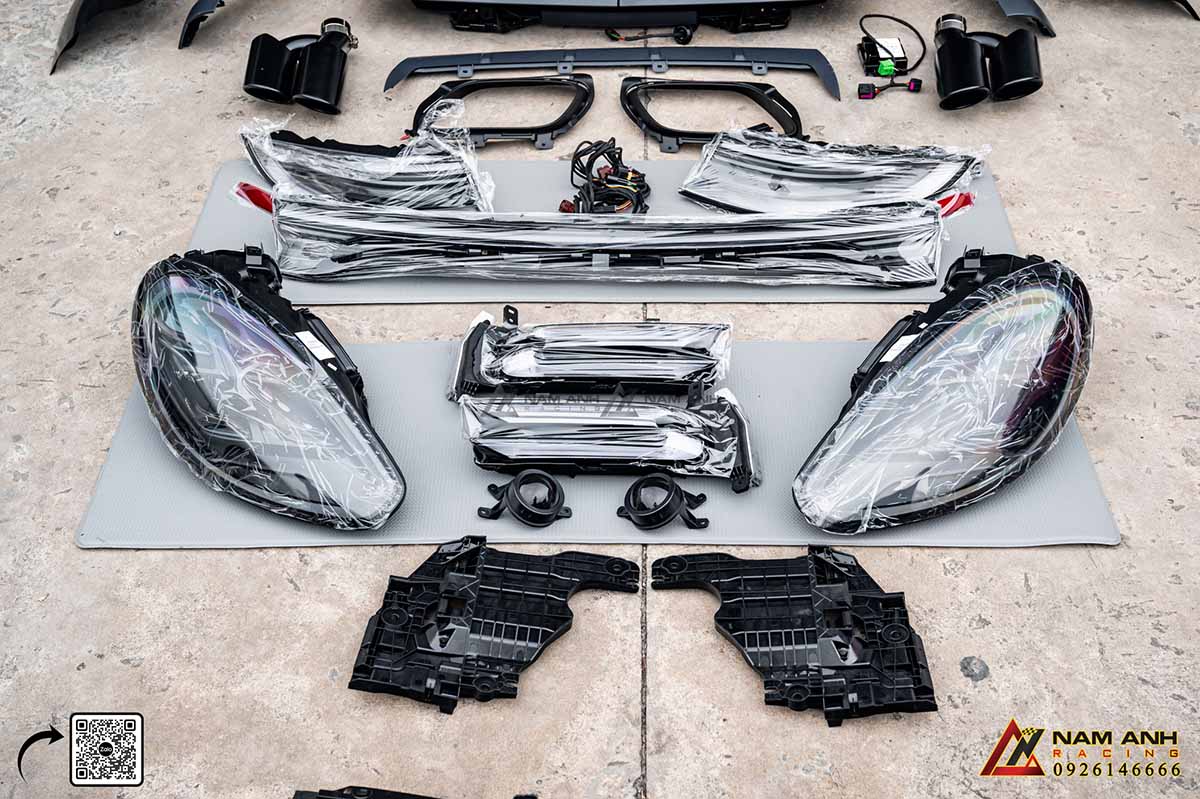 Bộ phụ kiện nâng cấp xe porsche Nam Anh Racing