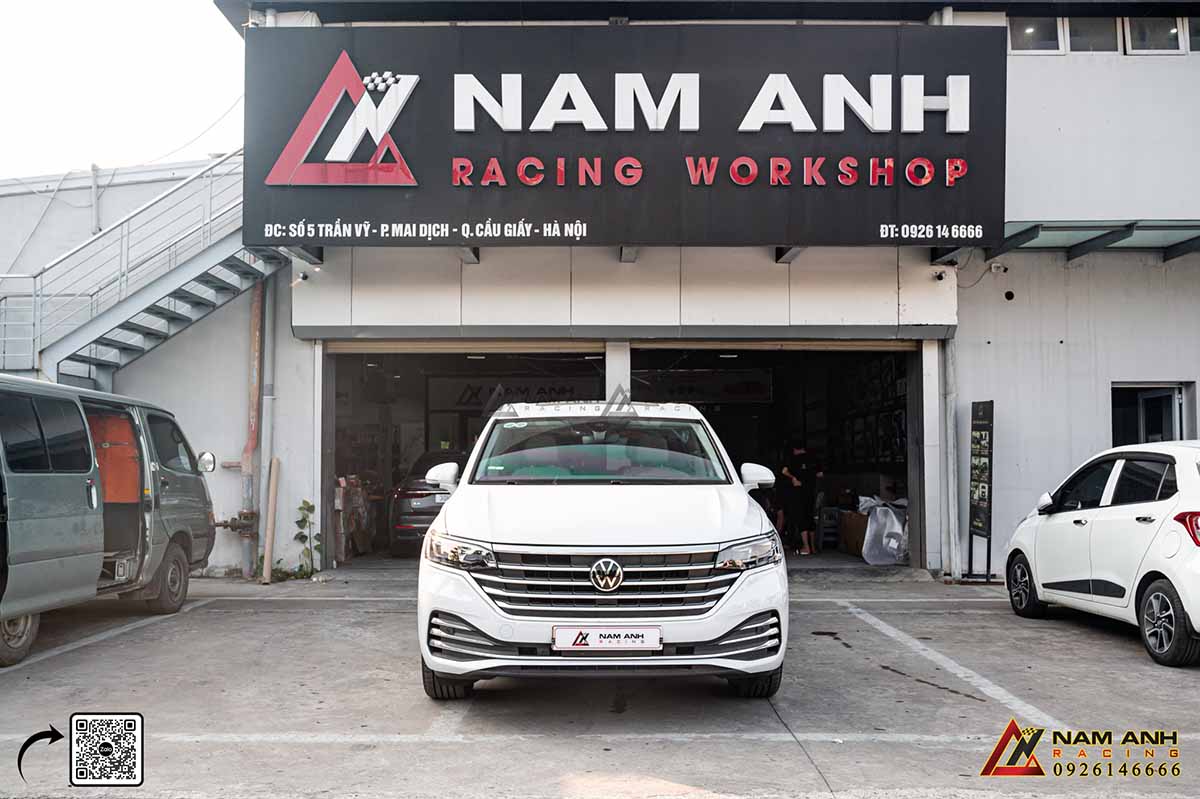 Nam Anh Racing địa chỉ lắp đặt, làm mát ghế hàng trước VW Viloran uy tín