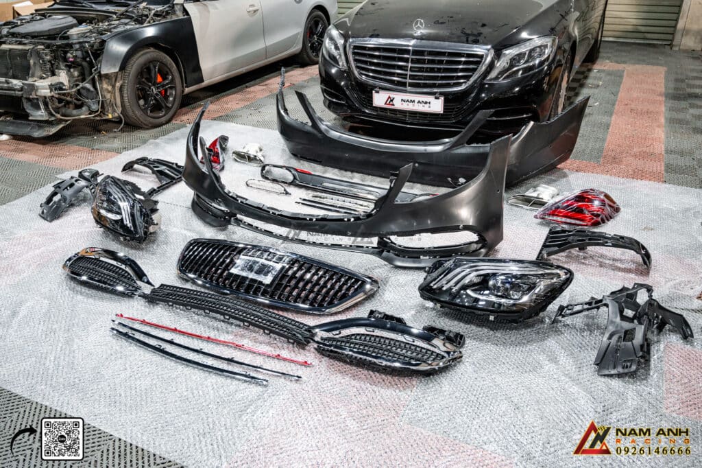 Combo Bodykit Nâng Đời Mercedes S400 Lên S450 Maybach Gồm Những Gì?