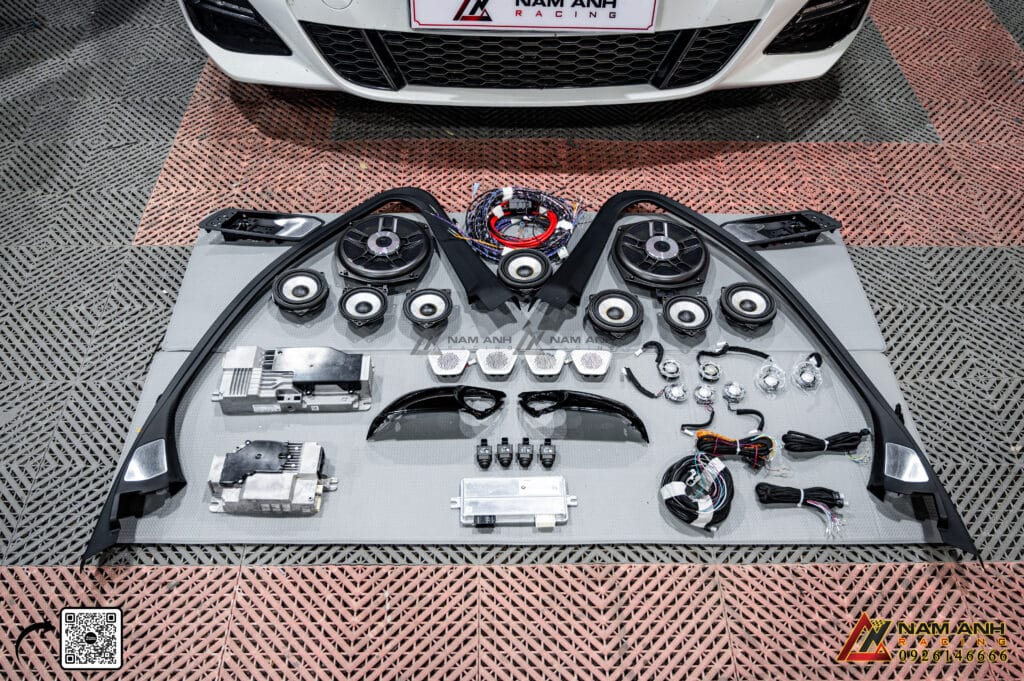 Khi nâng cấp loa Bowers & Wilkins cho BMW 3-Series G20 sẽ được tiến hành theo các bước