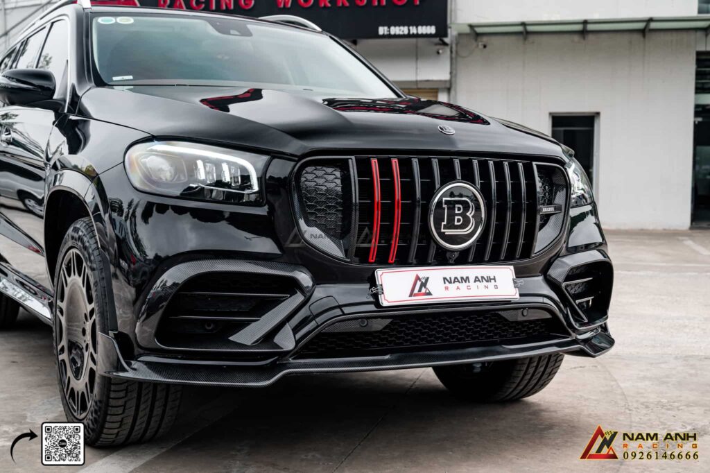 Cản trước Mercedes GL400 sau khi nâng cấp