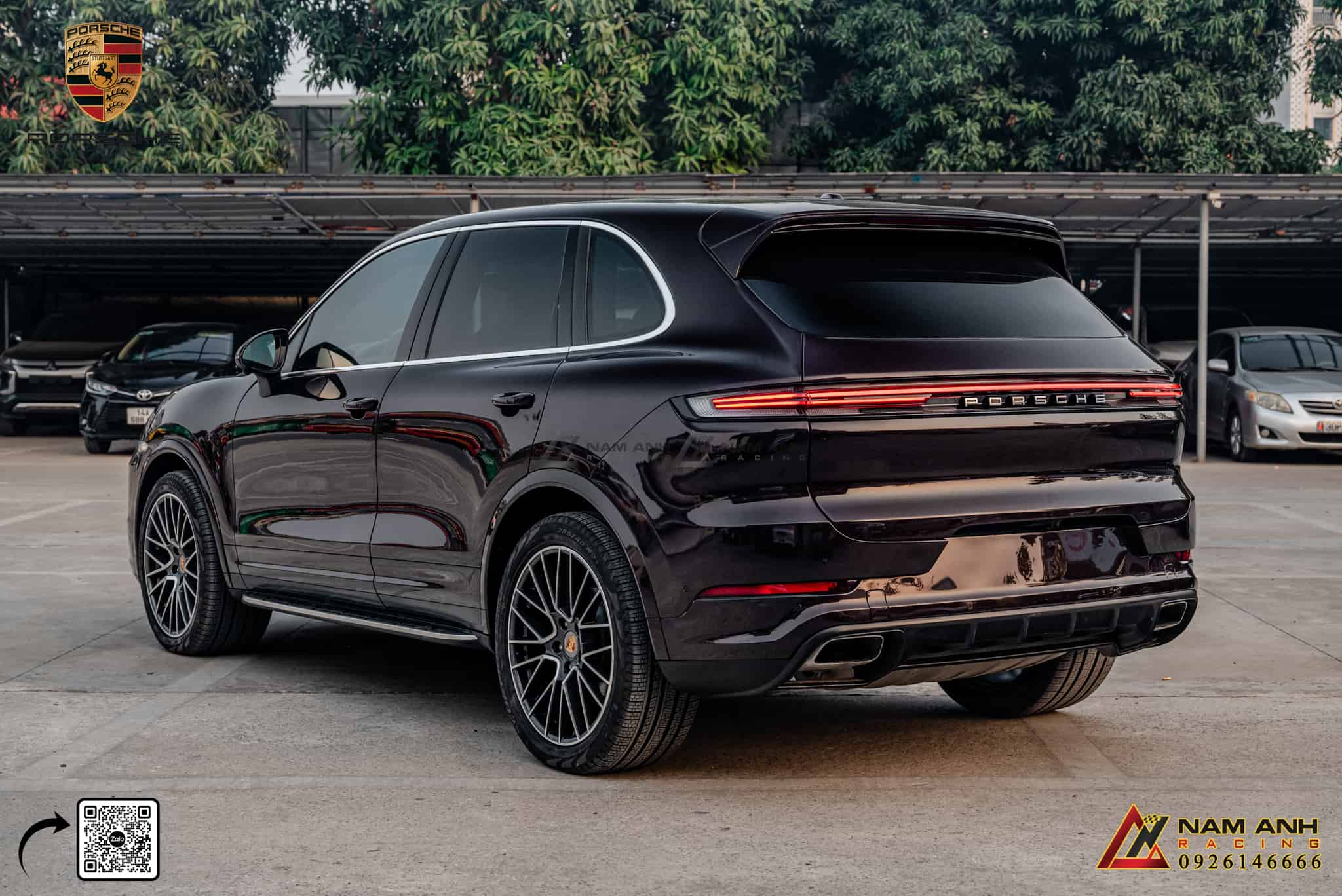 Nâng cấp cản sau Porsche Cayenne 2013 – phong cách Turbo GT