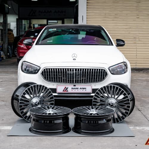 Mercedes E200 2022 Nâng Cấp Mâm Style Maybach S680