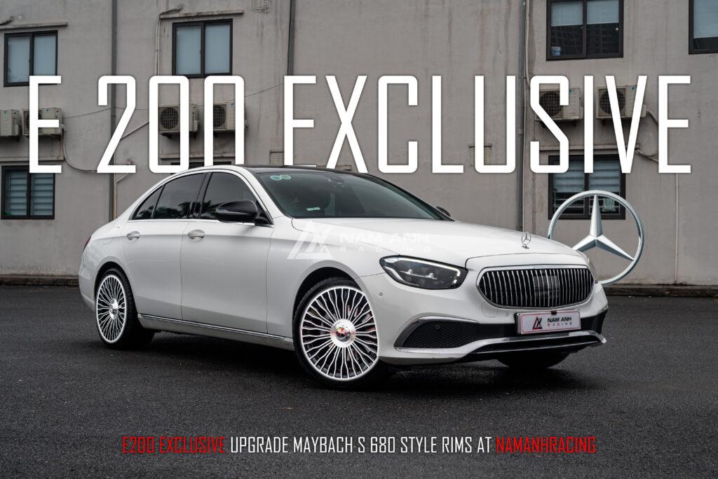 Tại Sao Mercedes E200 2022 nâng cấp mâm style Maybach S680