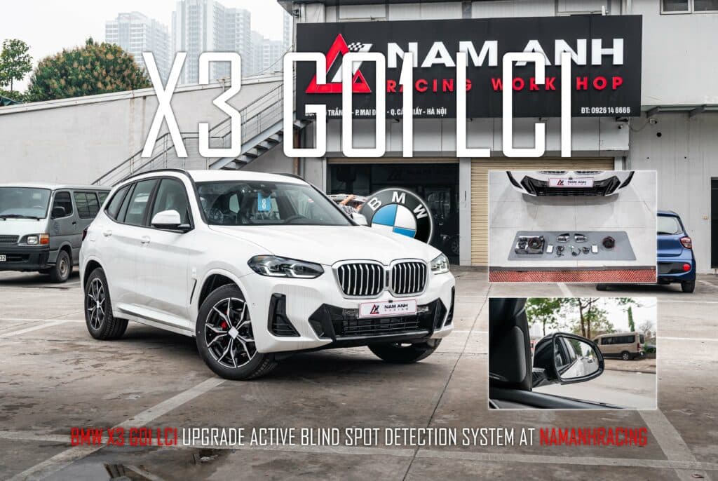 BMW X3 G01 LCI nâng cấp hệ thống cảnh báo điểm mù và những nâng cấp mới