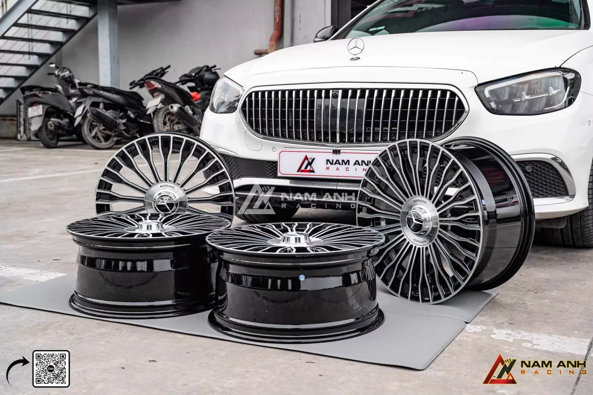 Quy Trình Nâng Cấp Mâm Style Maybach S680 Cho Mercedes E200 2022