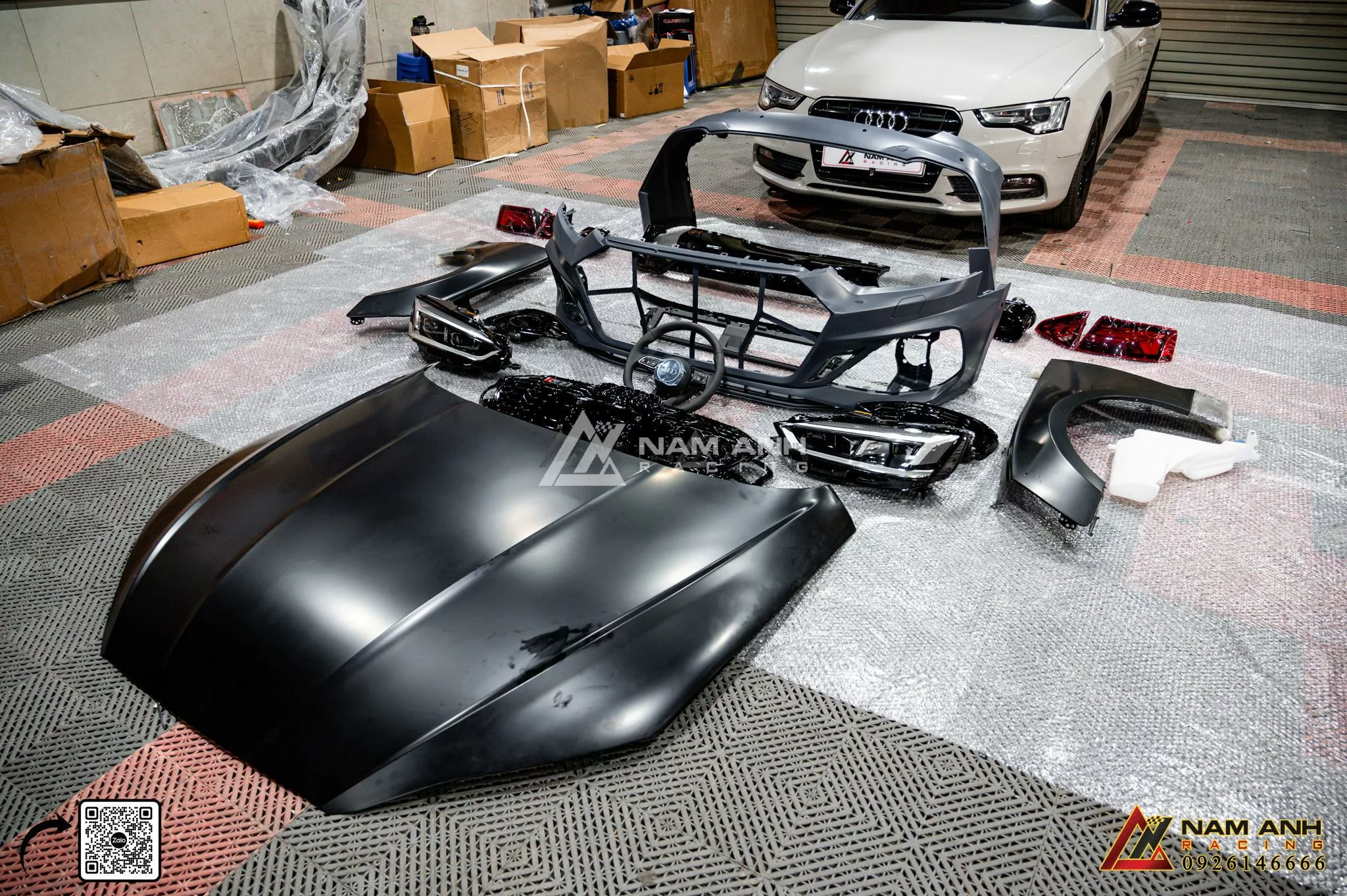 Quy trình nâng đời Audi A5 2014 lên form RS5 2022