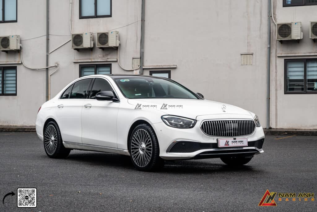 Những Điều Cần Lưu Ý Khi Mercedes E200 2022 nâng cấp mâm style Maybach S680 inch