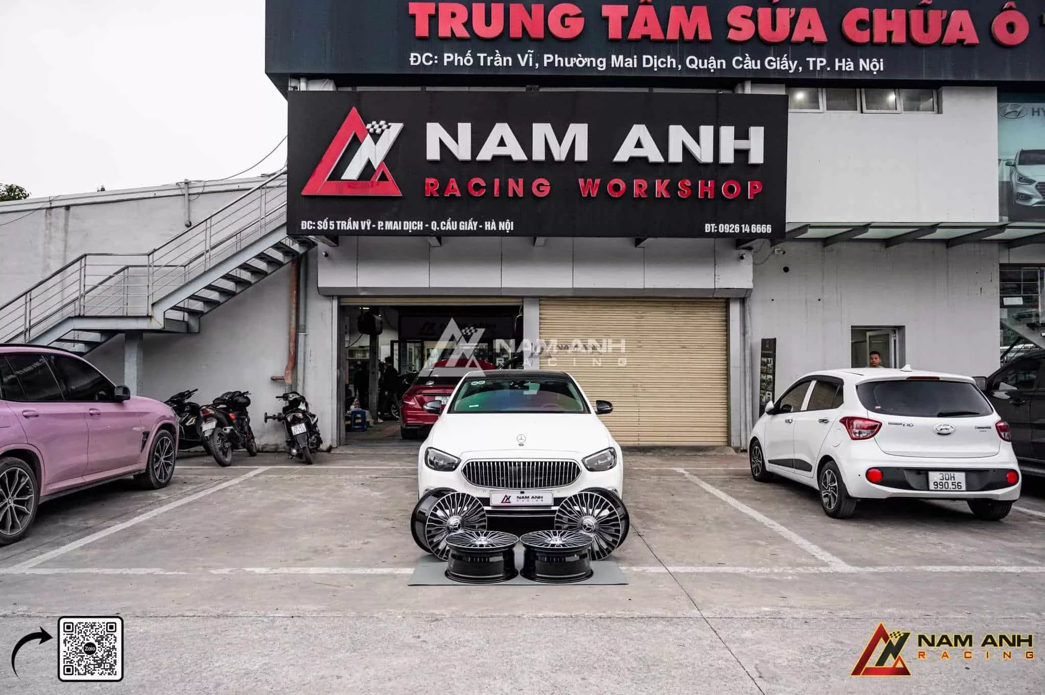 Địa Chỉ Uy Tín Để Mercedes E200 2022 nâng cấp mâm style Maybach S680