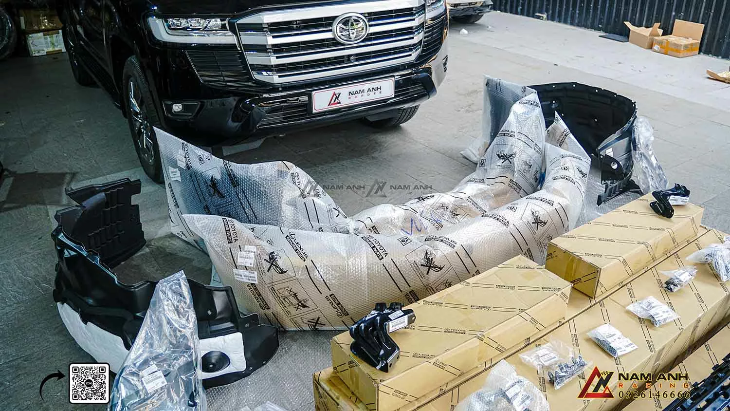Bodykit VX.R Toyota LC 300 với chất liệu bền bỉ, sơn tiêu chuẩn