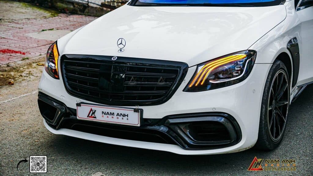 Cản trước Brabus với thiết kế hầm hố, tối ưu khí động học