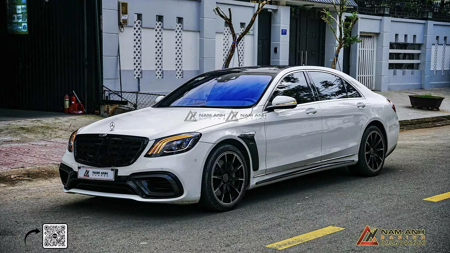 Độ bodykit S 63 Brabus Mercedes S450
