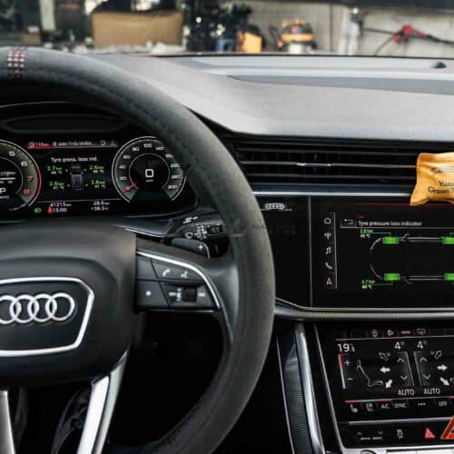 Hệ thống áp suất lốp Audi Q8 (19-24) giúp tiết kiệm nhiên liệu.