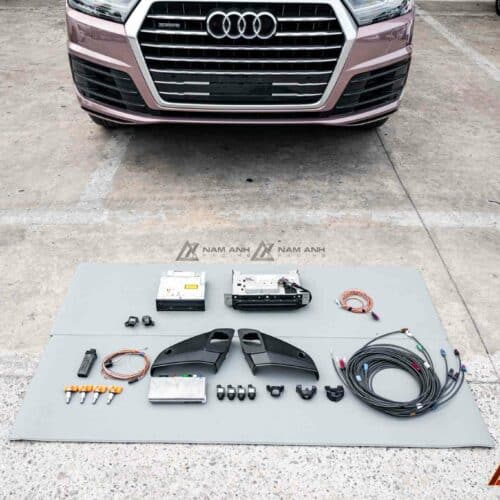 Hệ thống camera 360 Audi Q7 (16-19) giúp quan sát mọi góc xung quanh xe.