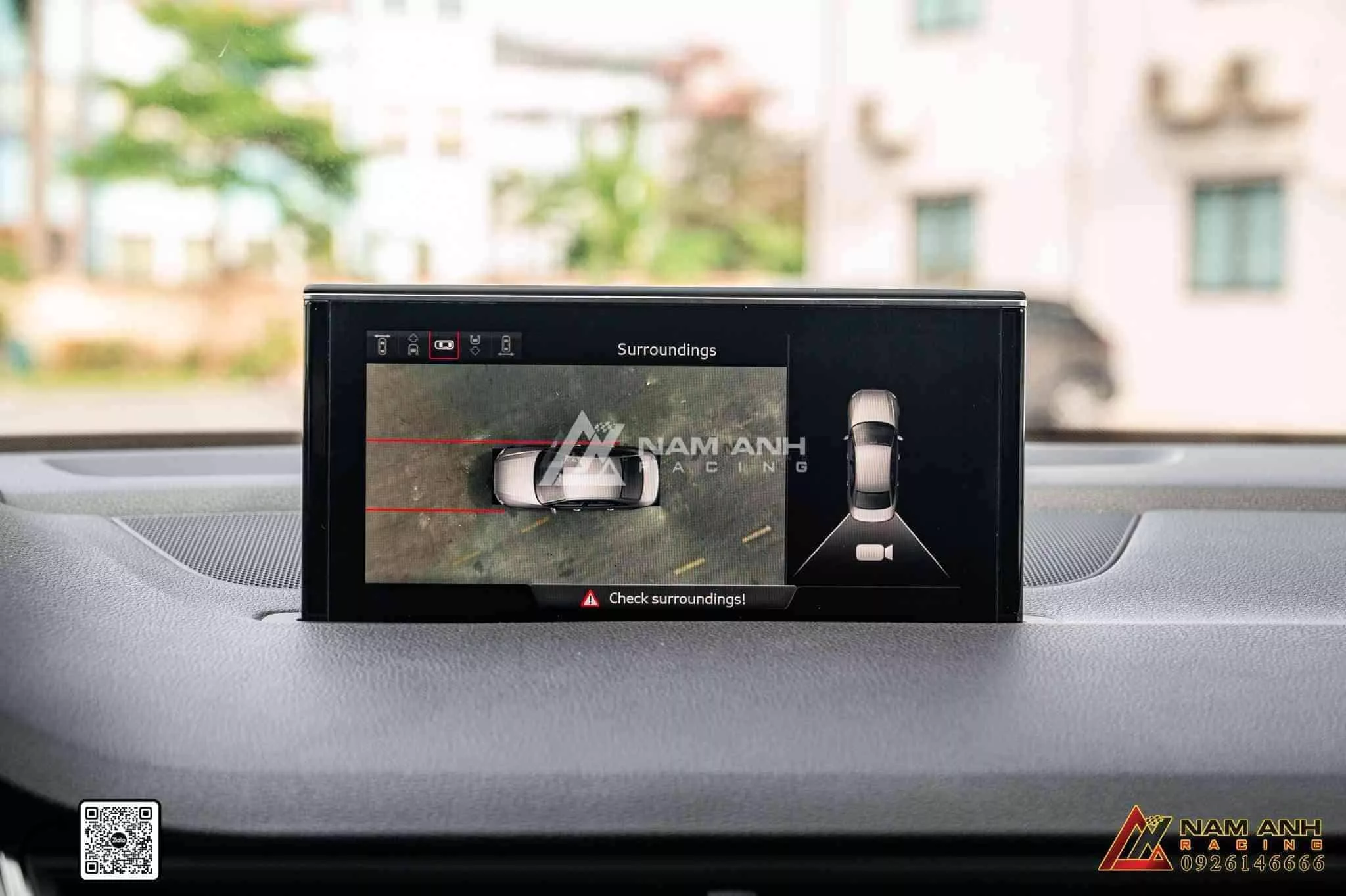 Tính năng camera 360 cung cấp hình ảnh rõ nét và chính xác cho người lái xe.