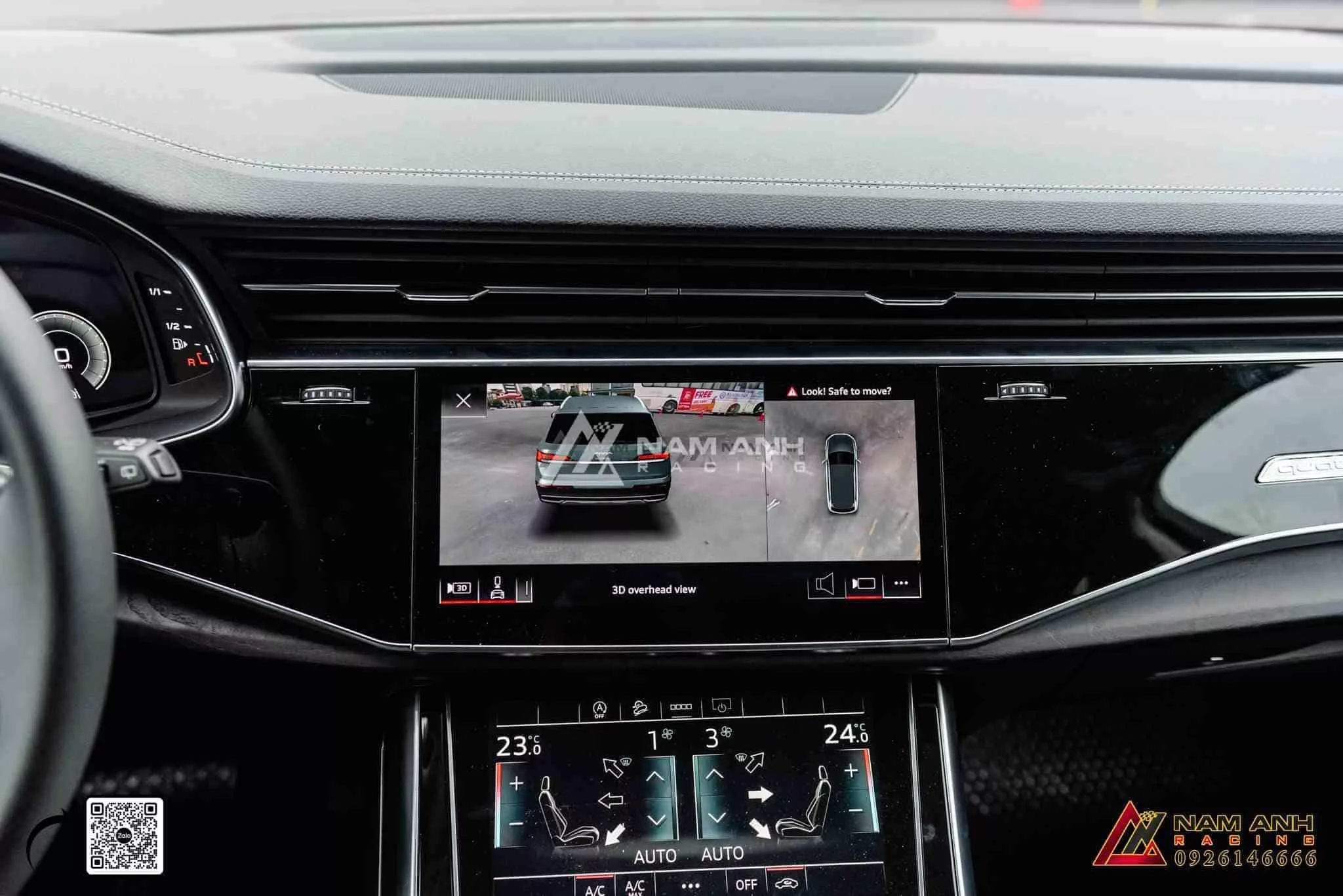 Tính năng camera 360 giúp bảo vệ Audi Q7 (2020-2025) khỏi va chạm không đáng có.