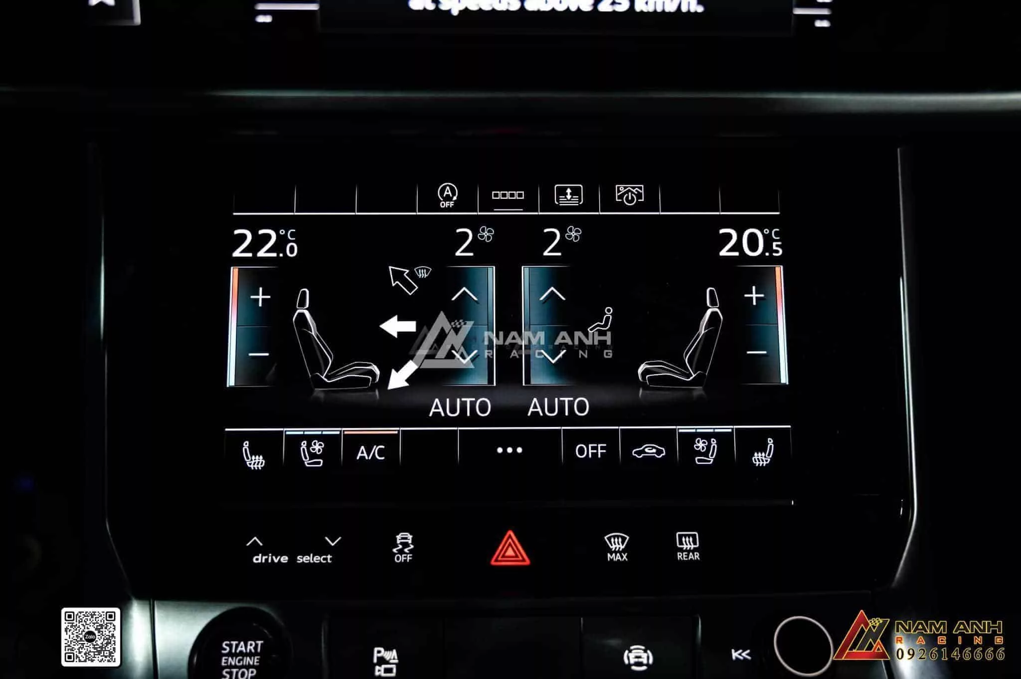 Tính năng làm mát ghế trên Audi A6 mang đến sự thư giãn tối đa.