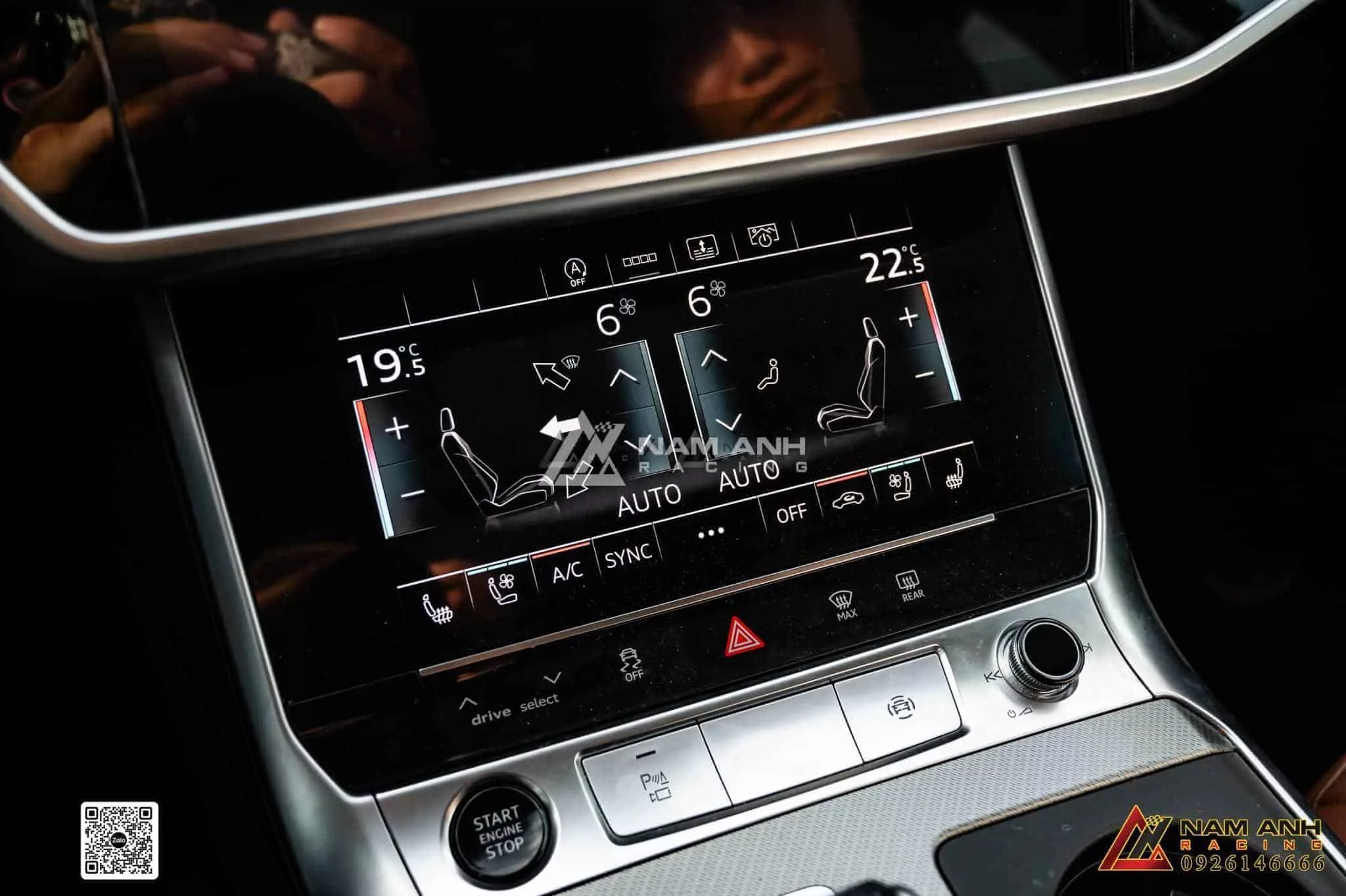 Công nghệ làm mát ghế hiện đại trong Audi A6 mang lại sự dễ chịu.