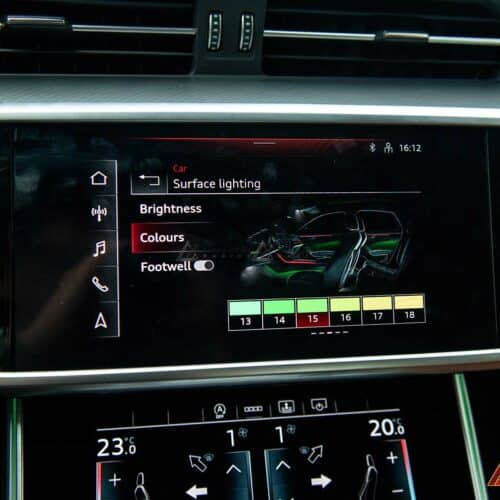 Cập nhật không gian sang trọng với LED nội thất Audi A6 tại Nam Anh Racing