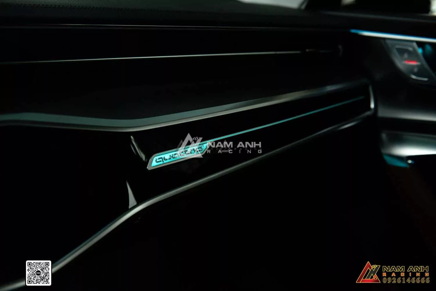 Lắp LED nội thất Audi A6 tại Nam Anh Racing, đẳng cấp ngay khoang lái