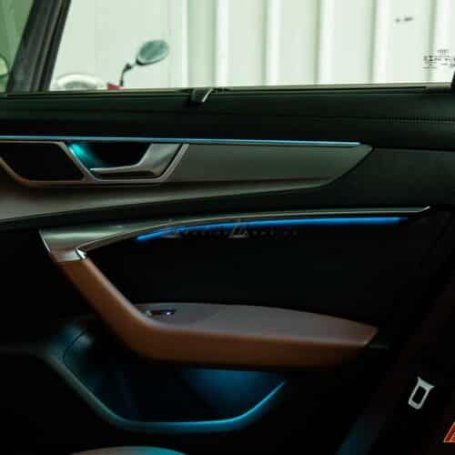 Nâng tầm sang trọng cho khoang nội thất Audi A6 với hệ thống LED RGB cao cấp