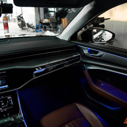 Thiết kế nội thất Audi A6 nổi bật với hệ thống LED đổi màu theo tâm trạng