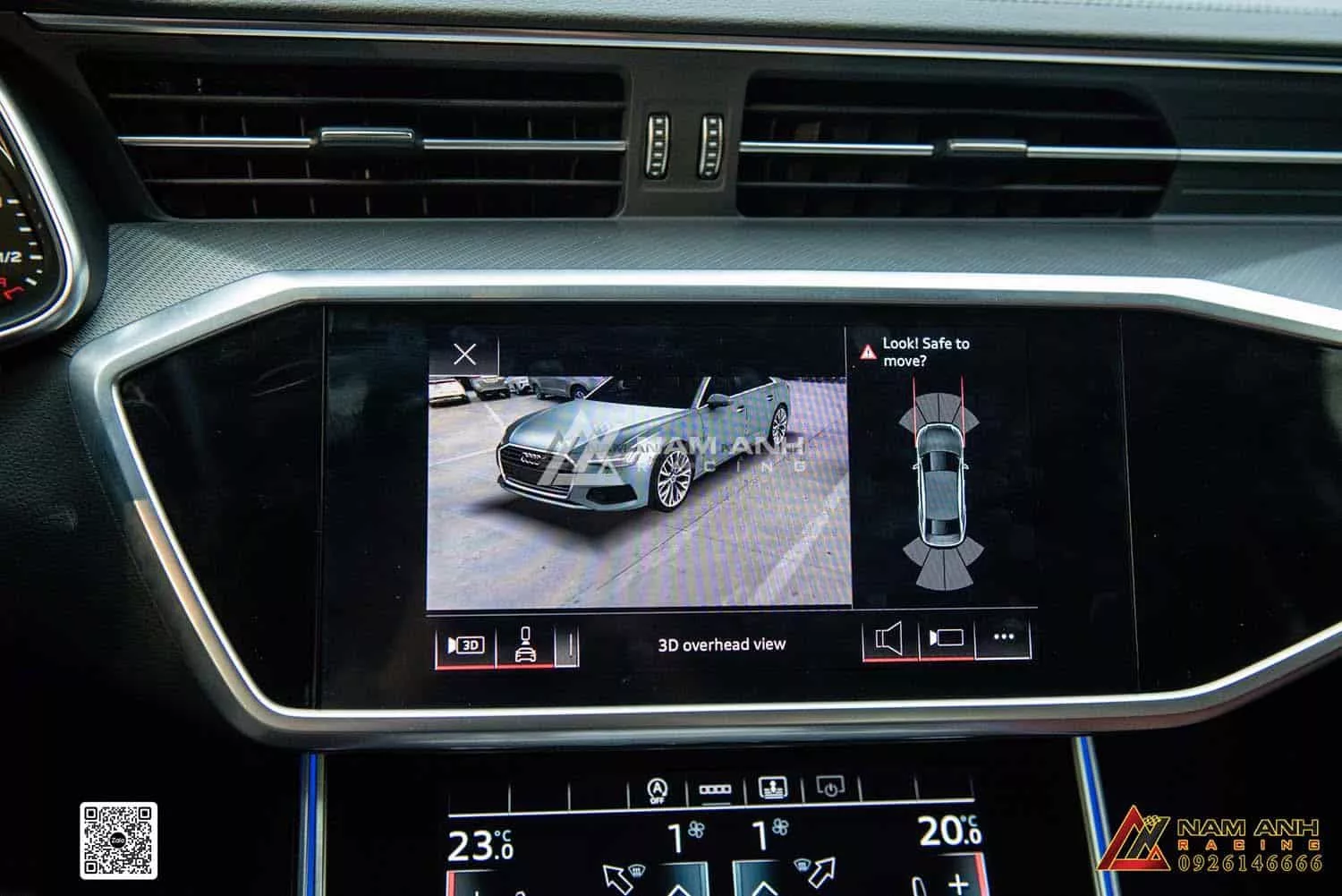 Ánh sáng LED Audi A6 tạo điểm nhấn cho khoang nội thất sang trọng, tinh tế