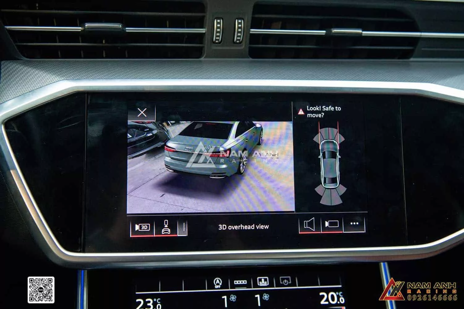 Điều khiển ánh sáng LED nội thất Audi A6 dễ dàng qua hệ thống MMI